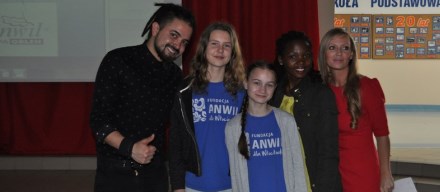 Wolontariusze z Meksyku i Ugandy w Szkole Podstawowej Nr 23